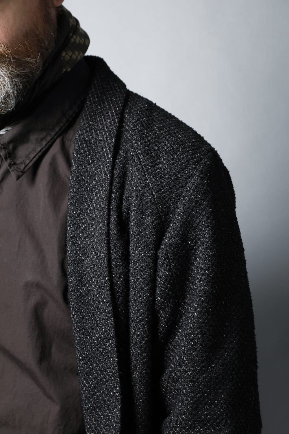 ジャケット シルクミックスジャガード