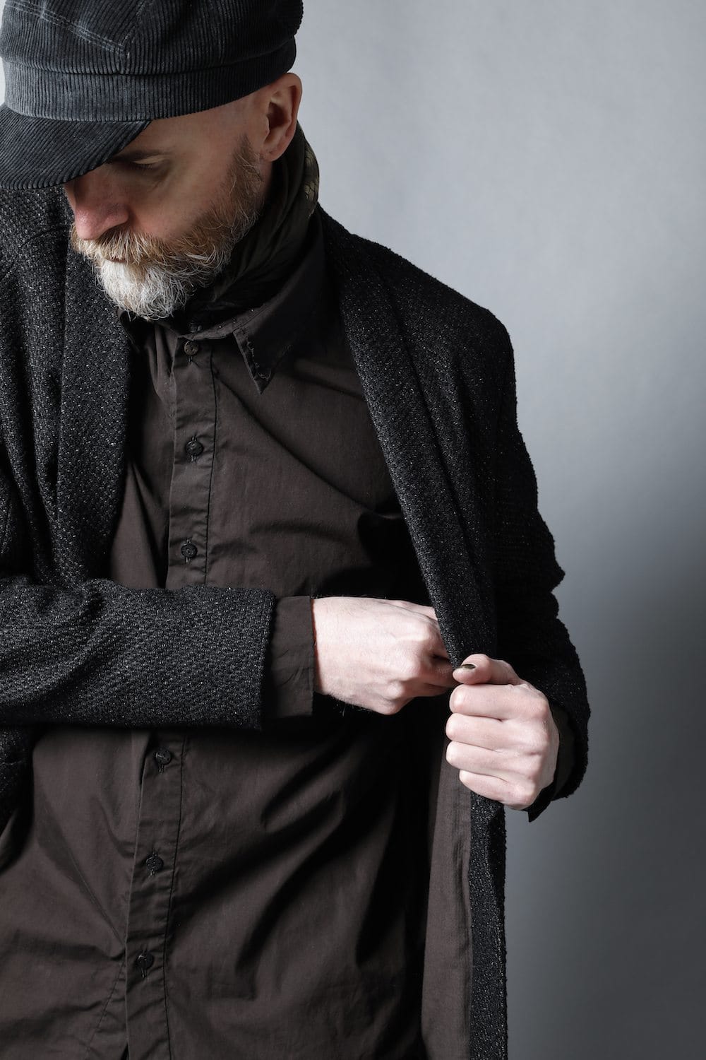 ジャケット シルクミックスジャガード