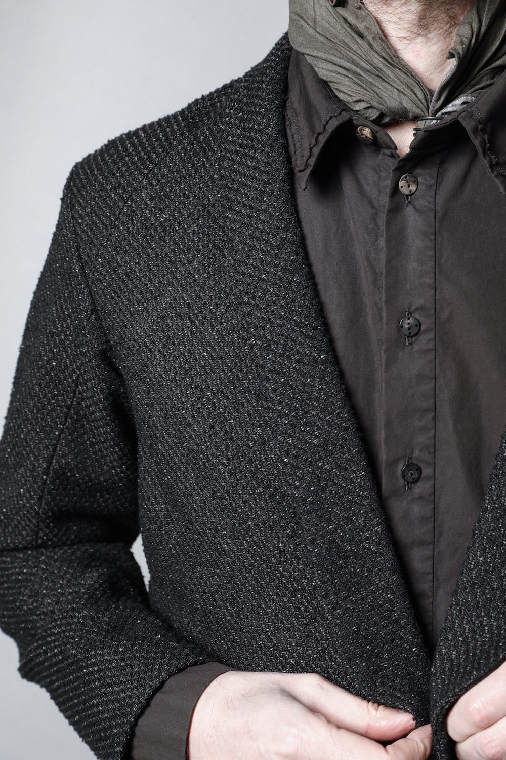 ジャケット シルクミックスジャガード