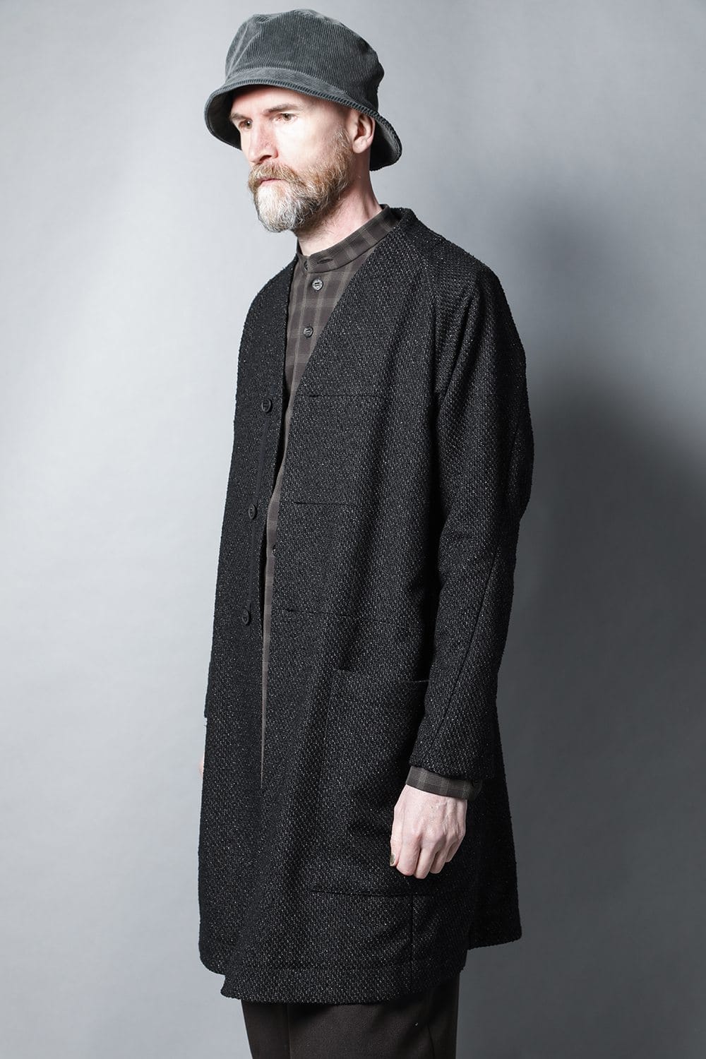 Coat Silk mixed Jacquard