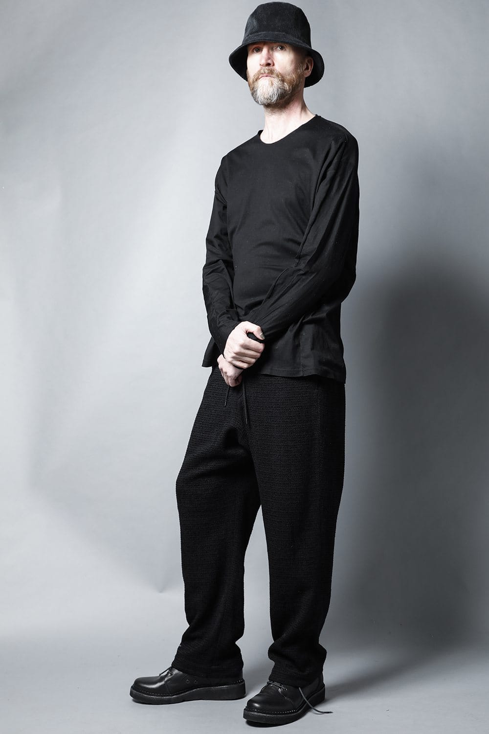 Relaxe pants Silk tweed