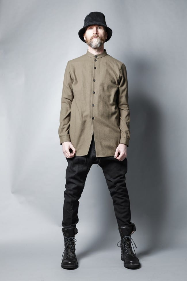 ドロップクロッチパンツ ヘビー和紙 デニム