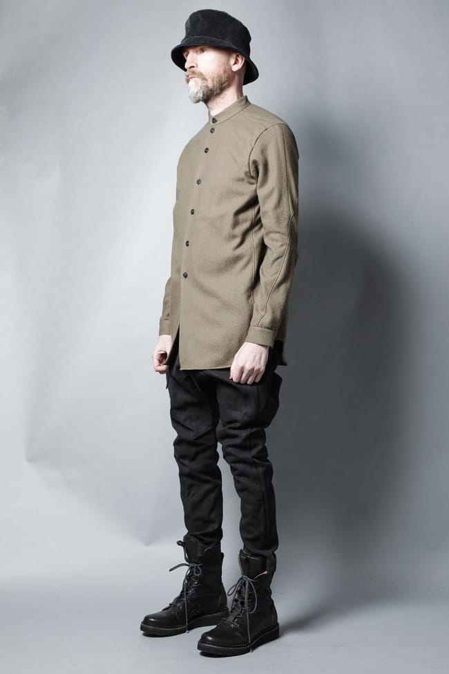 ドロップクロッチパンツ ヘビー和紙 デニム