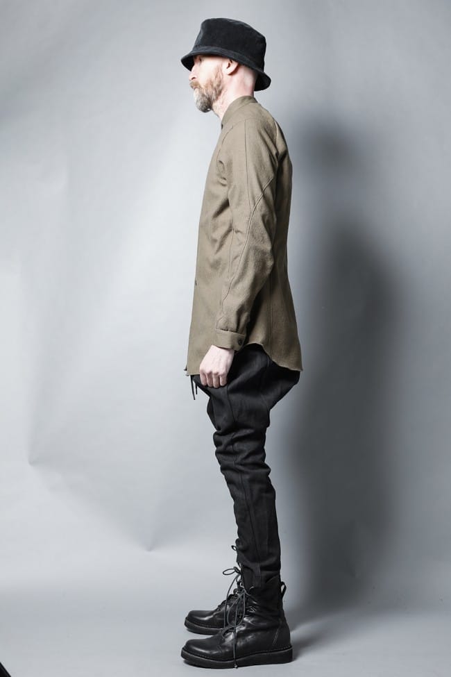 ドロップクロッチパンツ ヘビー和紙 デニム