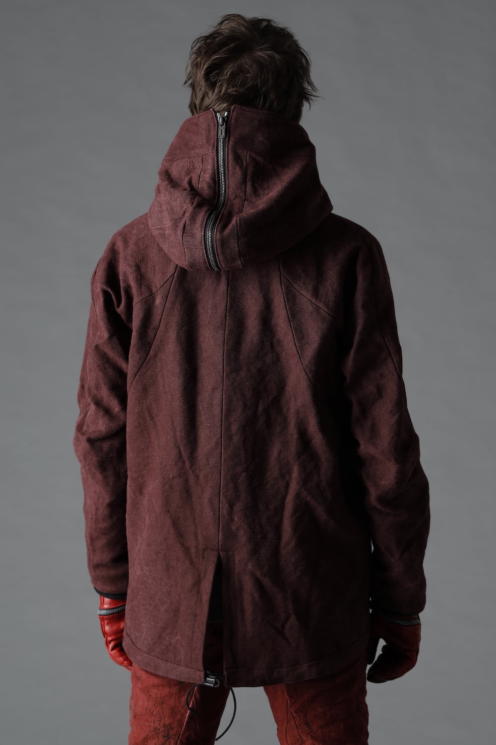 Jute x Cotton Military Twill Field Hood JKT Black