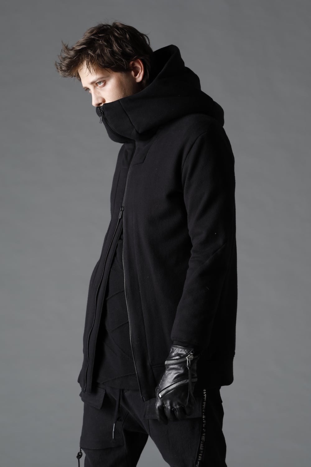 Untwisted Fleece Lining Long Hood JKT