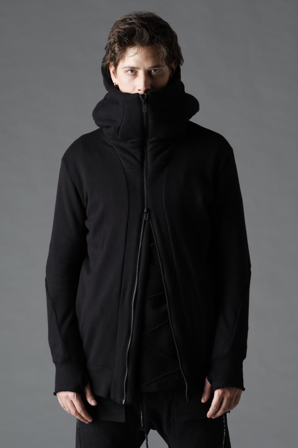 Untwisted Fleece Lining Long Hood JKT