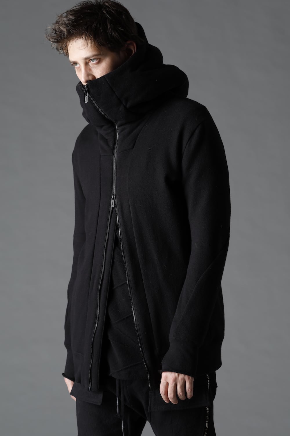 Untwisted Fleece Lining Long Hood JKT