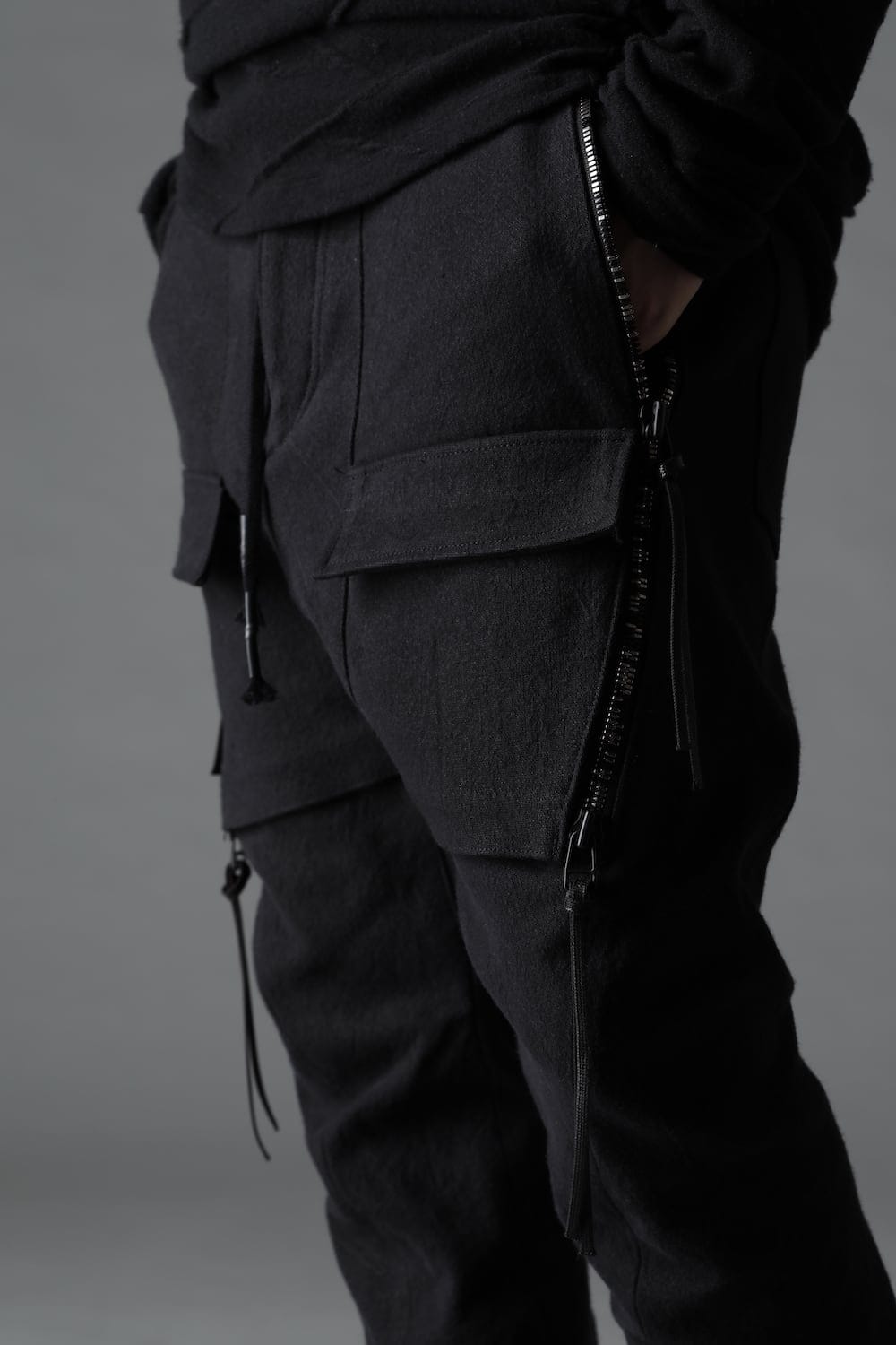 Heavy Linen x Cotton Hyper Stretch Curve Bush Pants