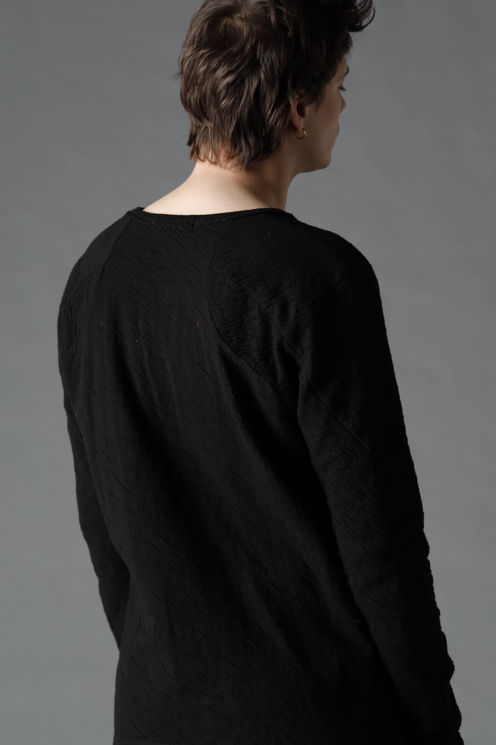 Wired Cotton x Wool Jersey Long Sleeve T-Shirt