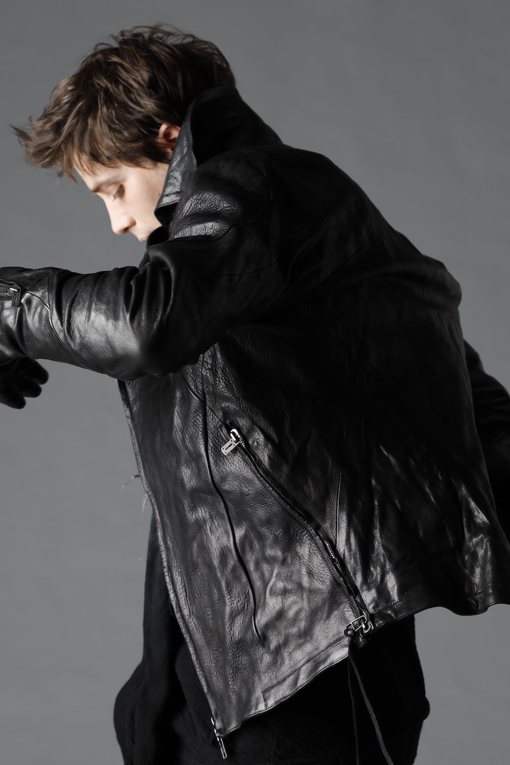 ジャパンディアレザーWライダースジャケット