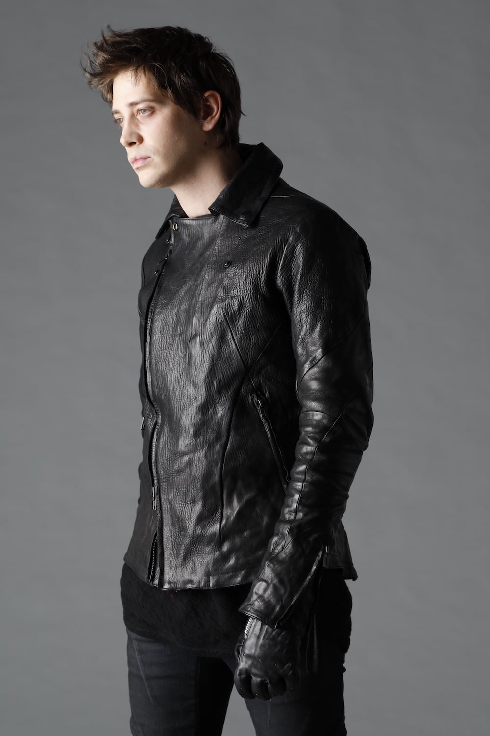 ジャパンディアレザーWライダースジャケット