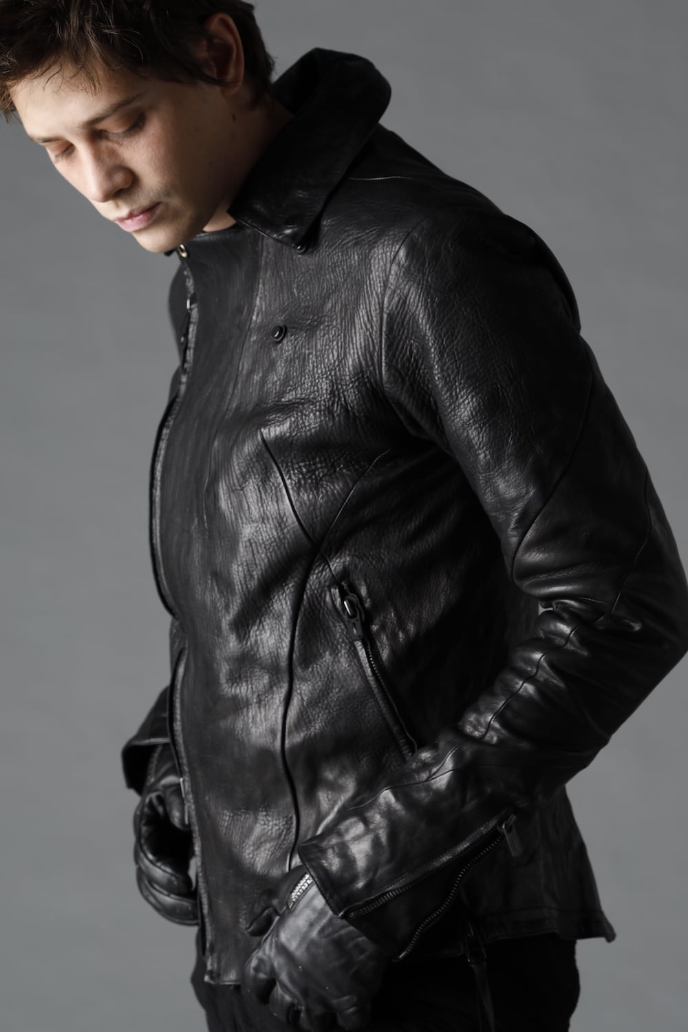 ジャパンディアレザーWライダースジャケット