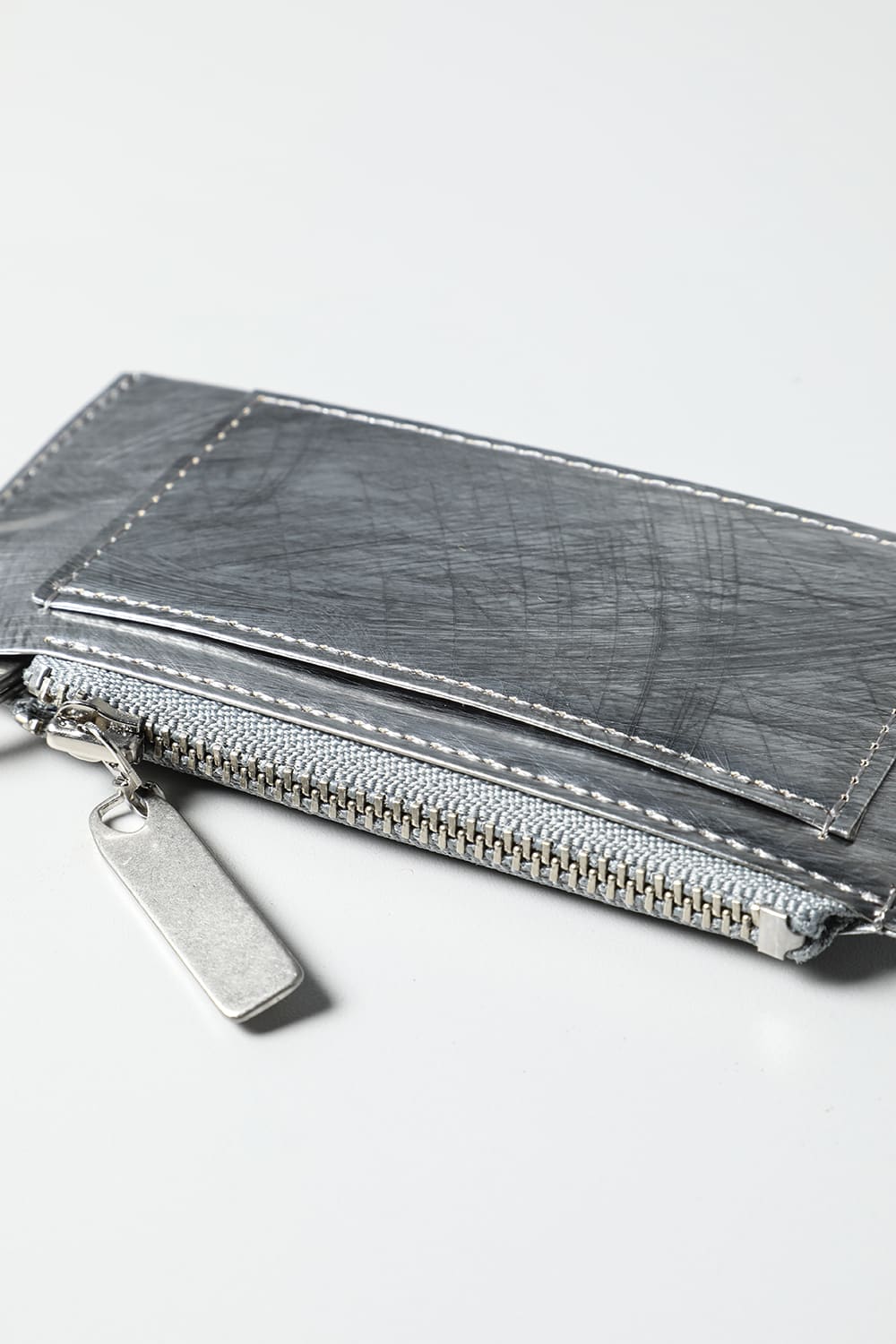 Leather key case & holder 20 scratch SIL