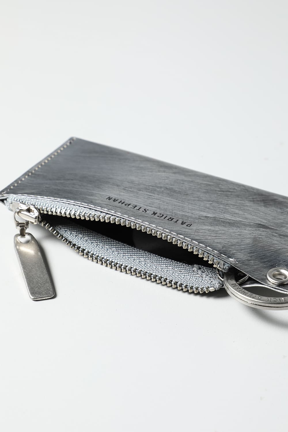 Leather key case & holder 20 scratch SIL