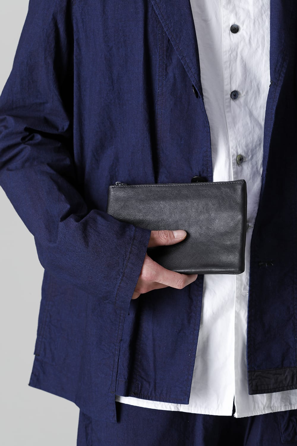 Leather pouch S 20 Black