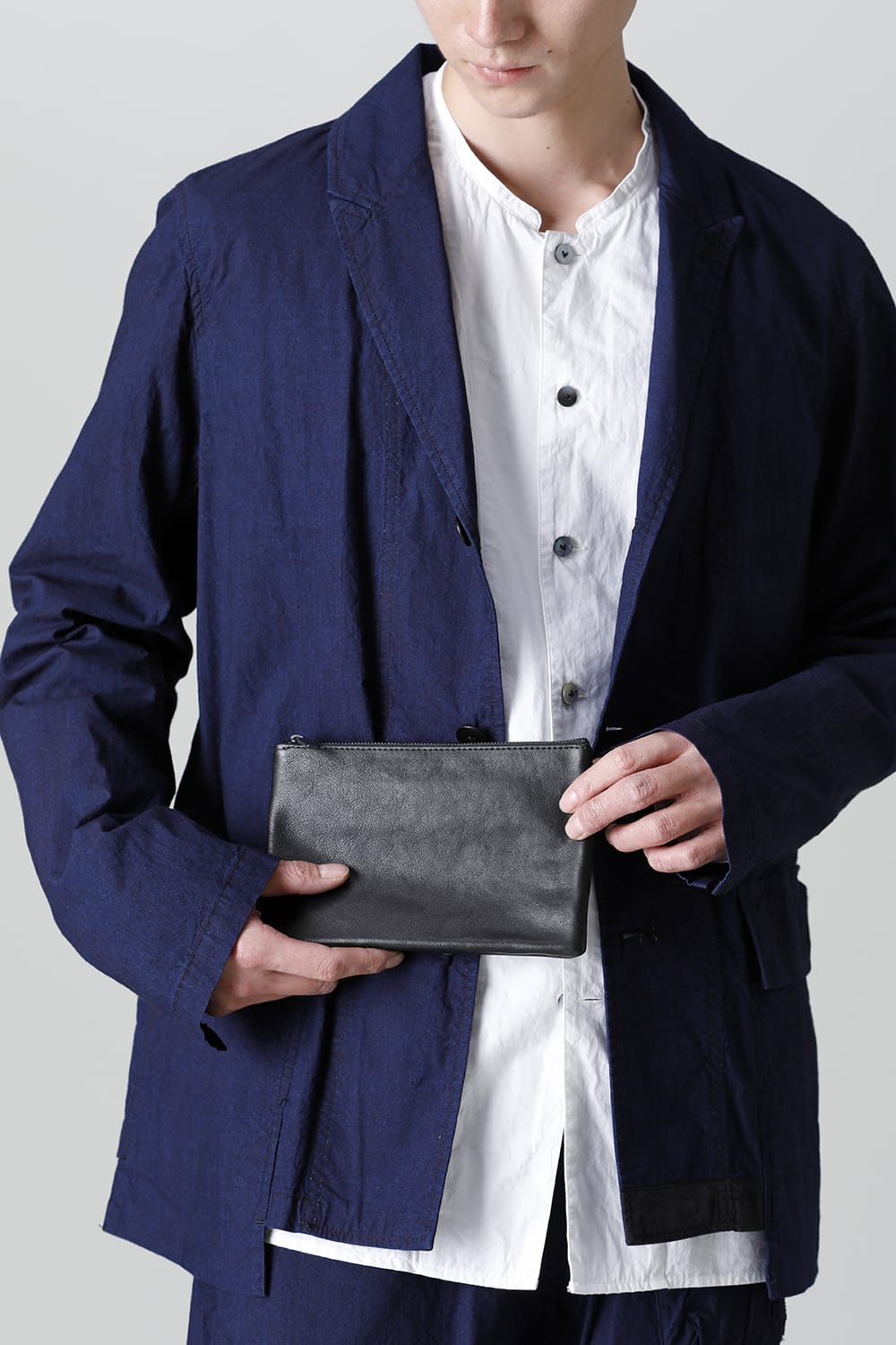 Leather pouch S 20 Black