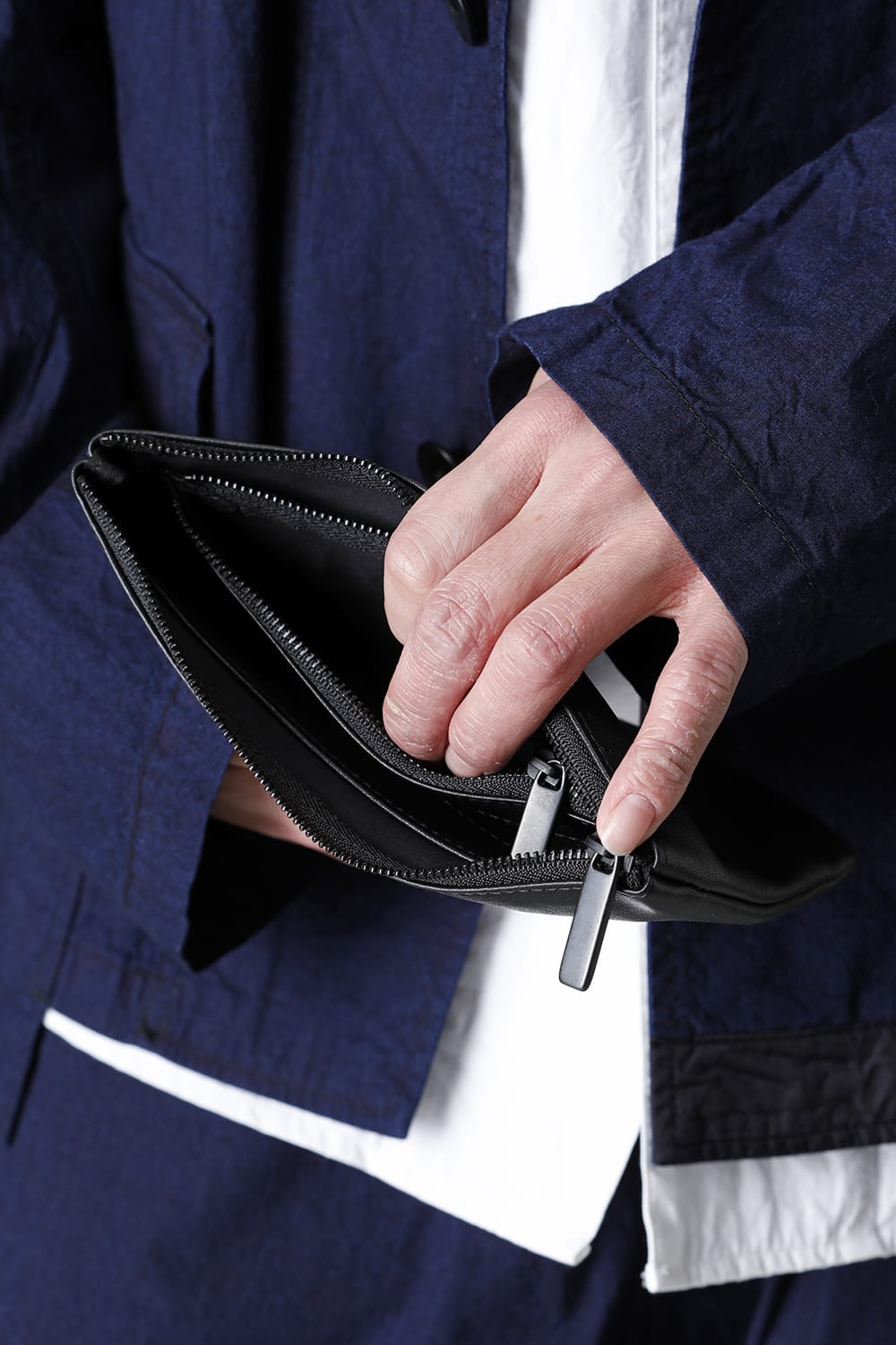 Leather pouch S 20 Black