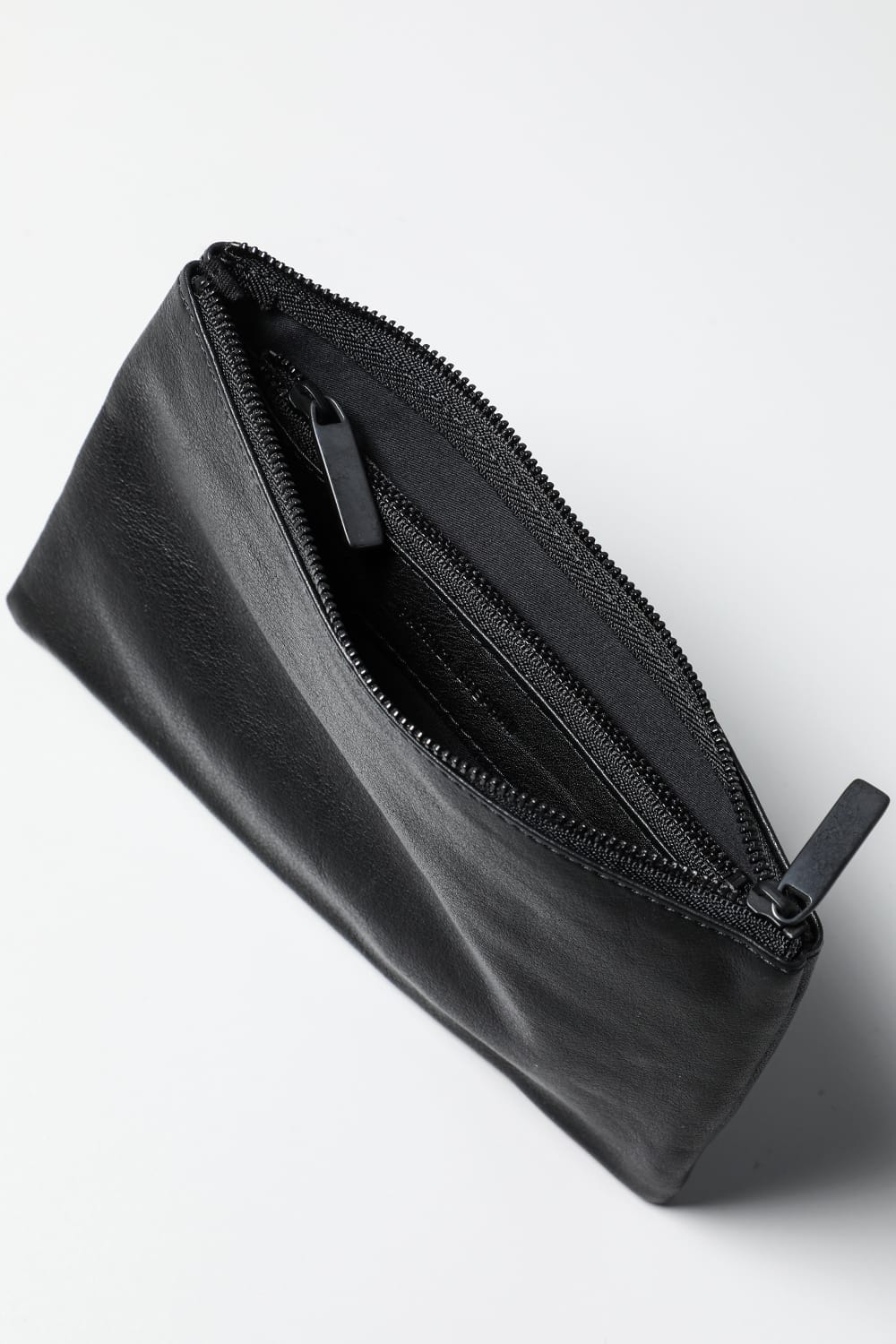 Leather pouch S 20 Black