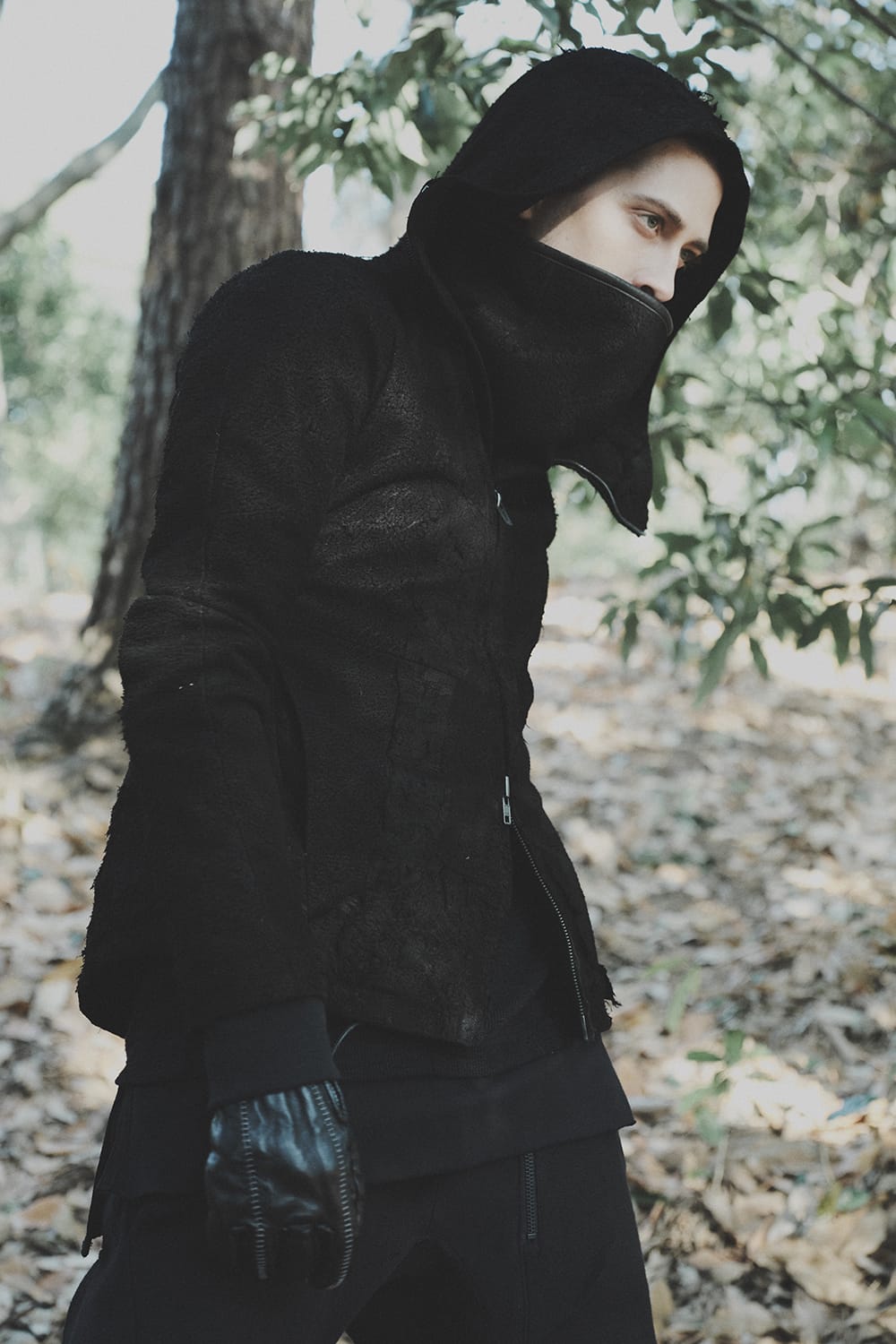 Destroy Deer skin Hooded jacket