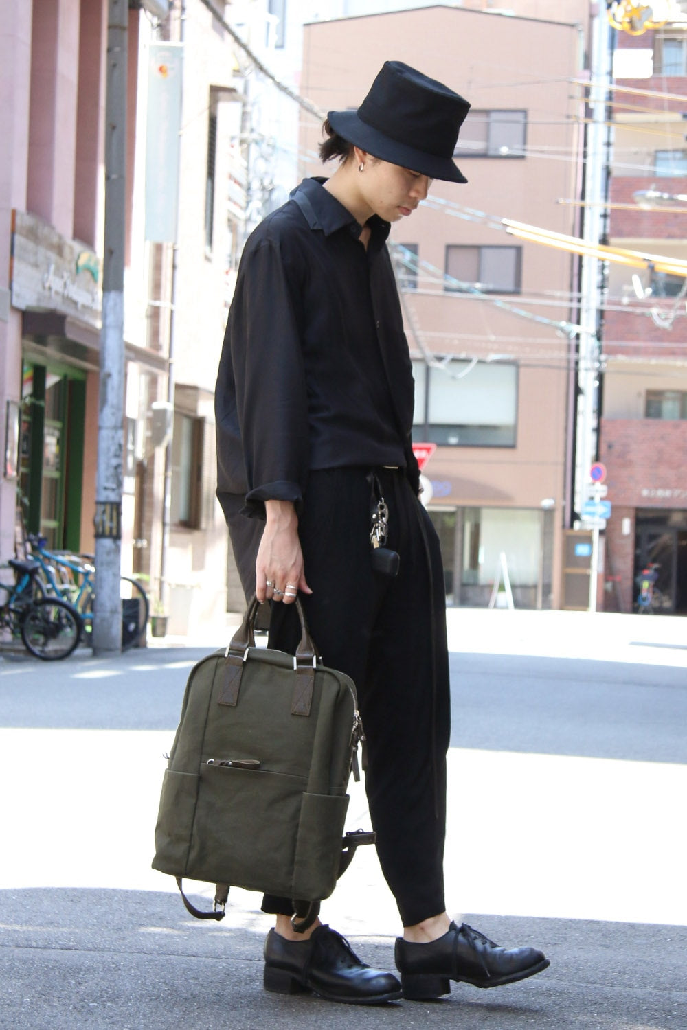 Connect Ruck 18 - Canvas × Steer Leather