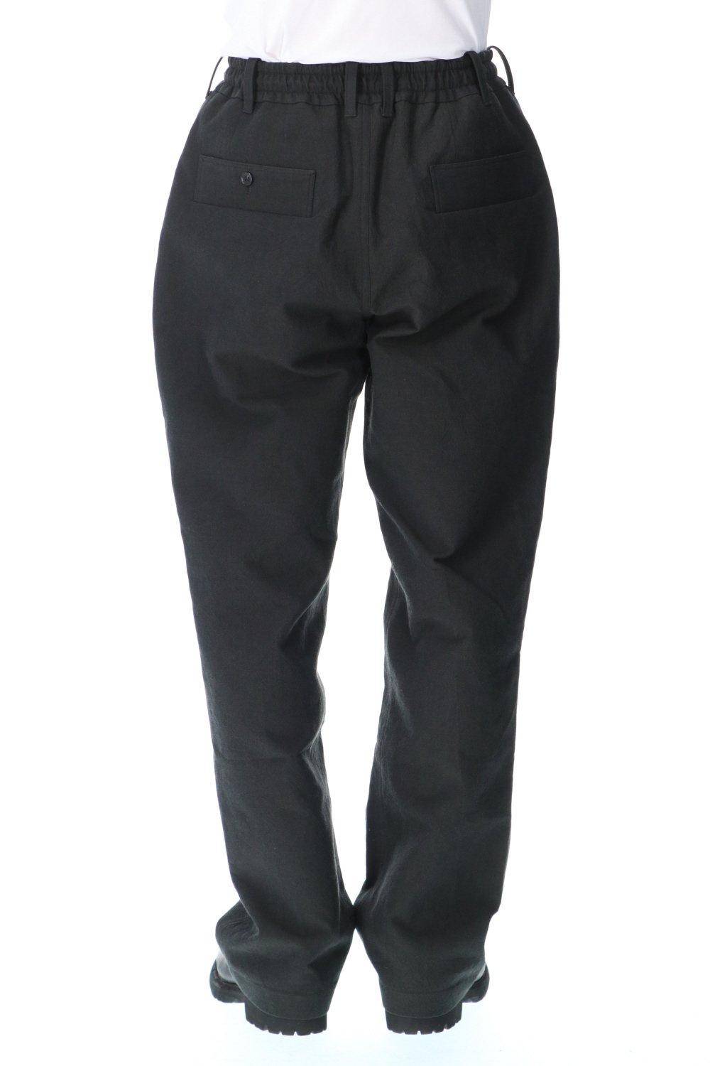 High density Double Cotton Wide Pants Khaki