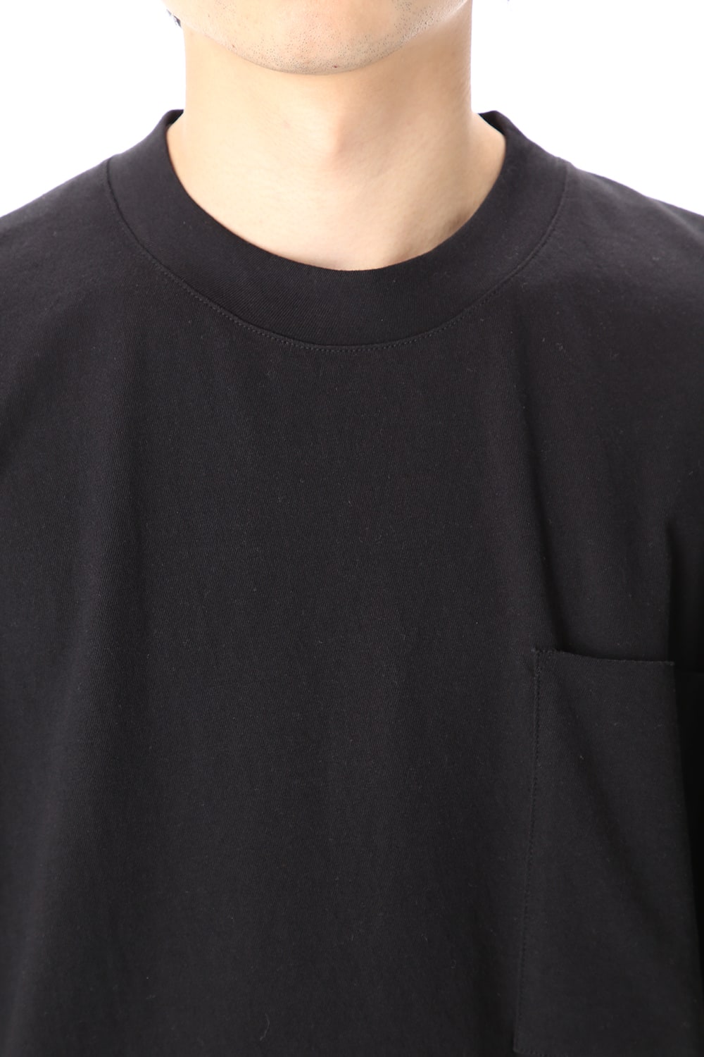 Wide Box Shape T-Shirts PAPER Black