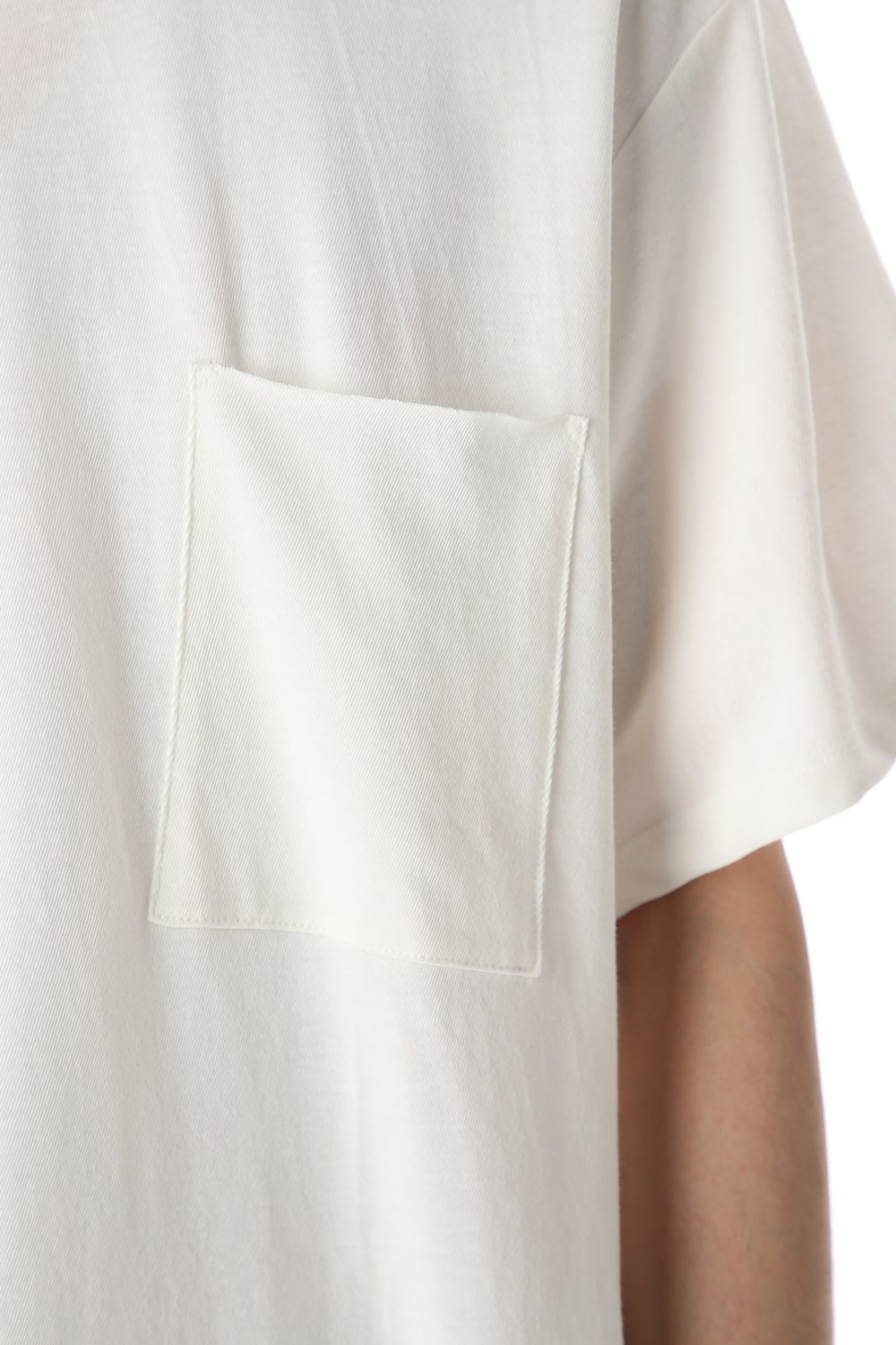 Wide Box Shape T-Shirts PAPER White