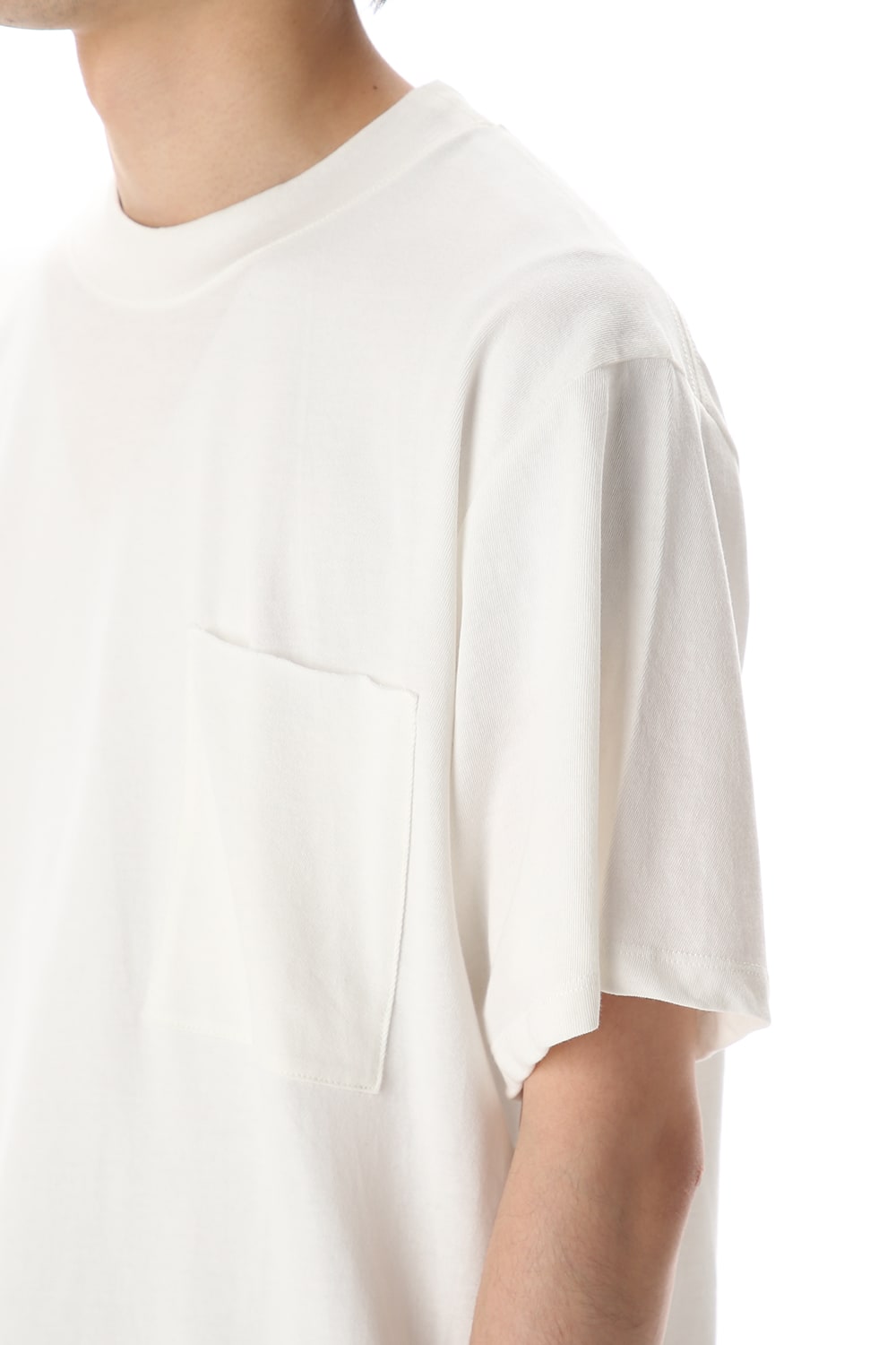 Wide Box Shape T-Shirts PAPER White