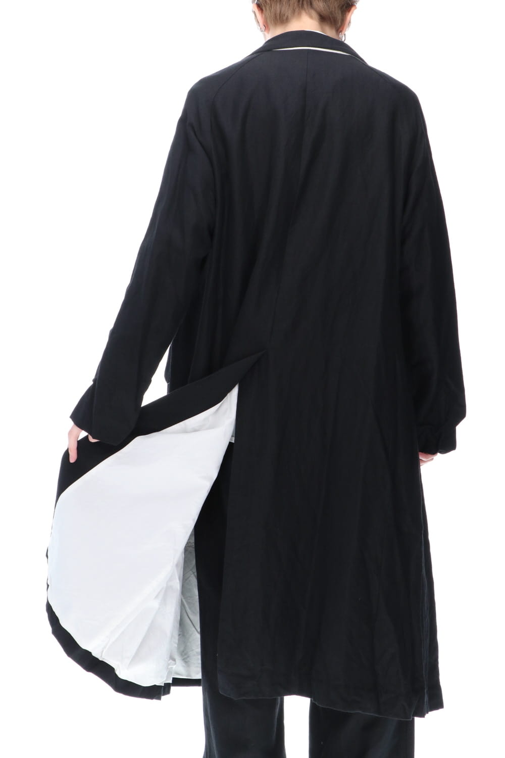 レックス クロノ ウール ラミー ロング コート