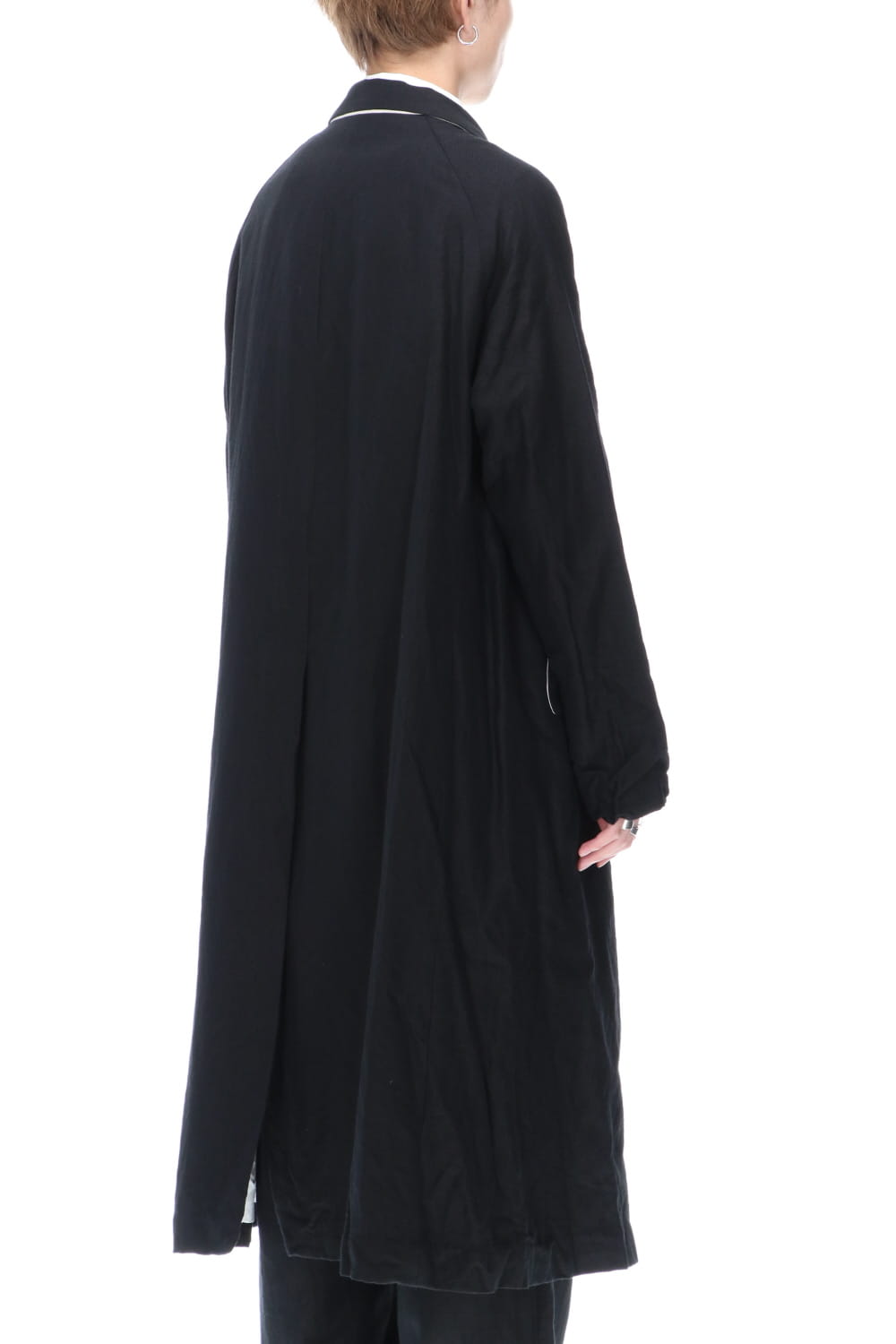 レックス クロノ ウール ラミー ロング コート