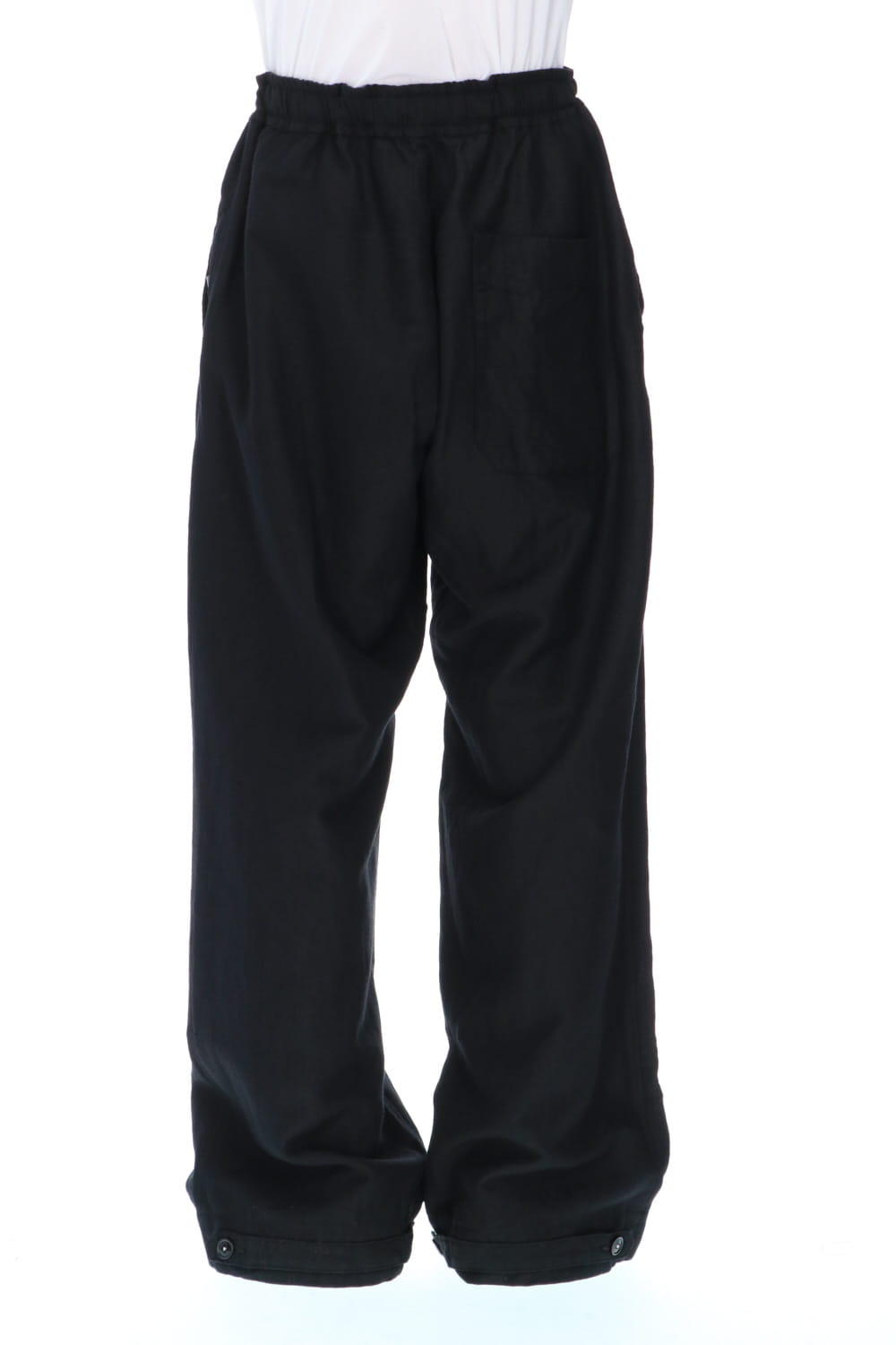 REX-GARNER Wool Ramie Draw Cord Pants
