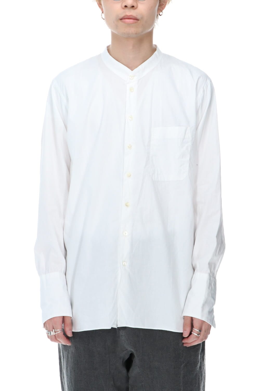 3 Button Cuffs Shirts White