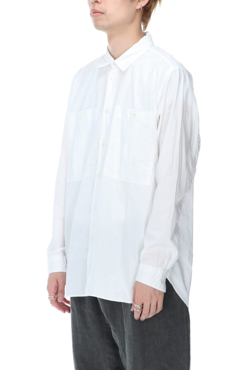 Big Pocket Shirts White