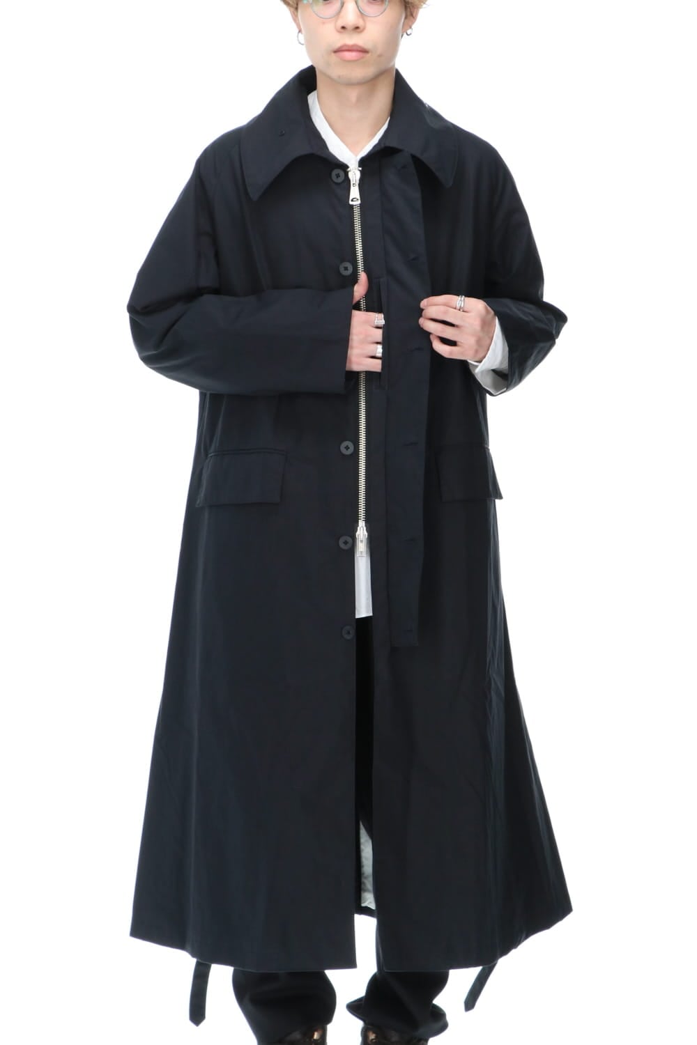 Ventile Long Coat AVOIR Black