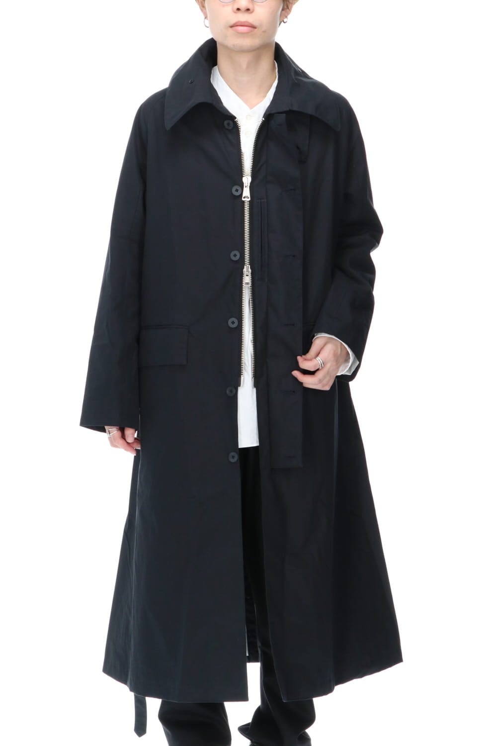 Ventile Long Coat AVOIR Black