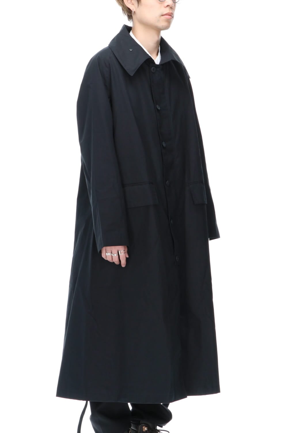 Ventile Long Coat AVOIR Black