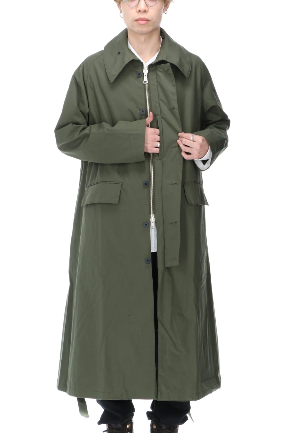 Ventile Long Coat AVOIR Olive