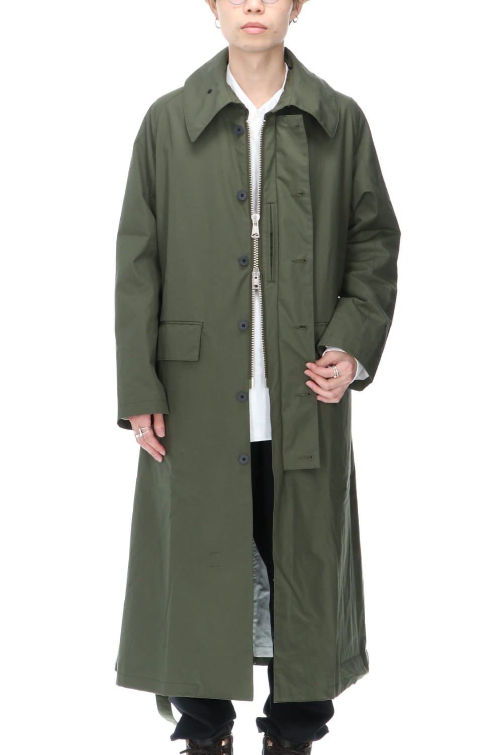 Ventile Long Coat AVOIR Olive