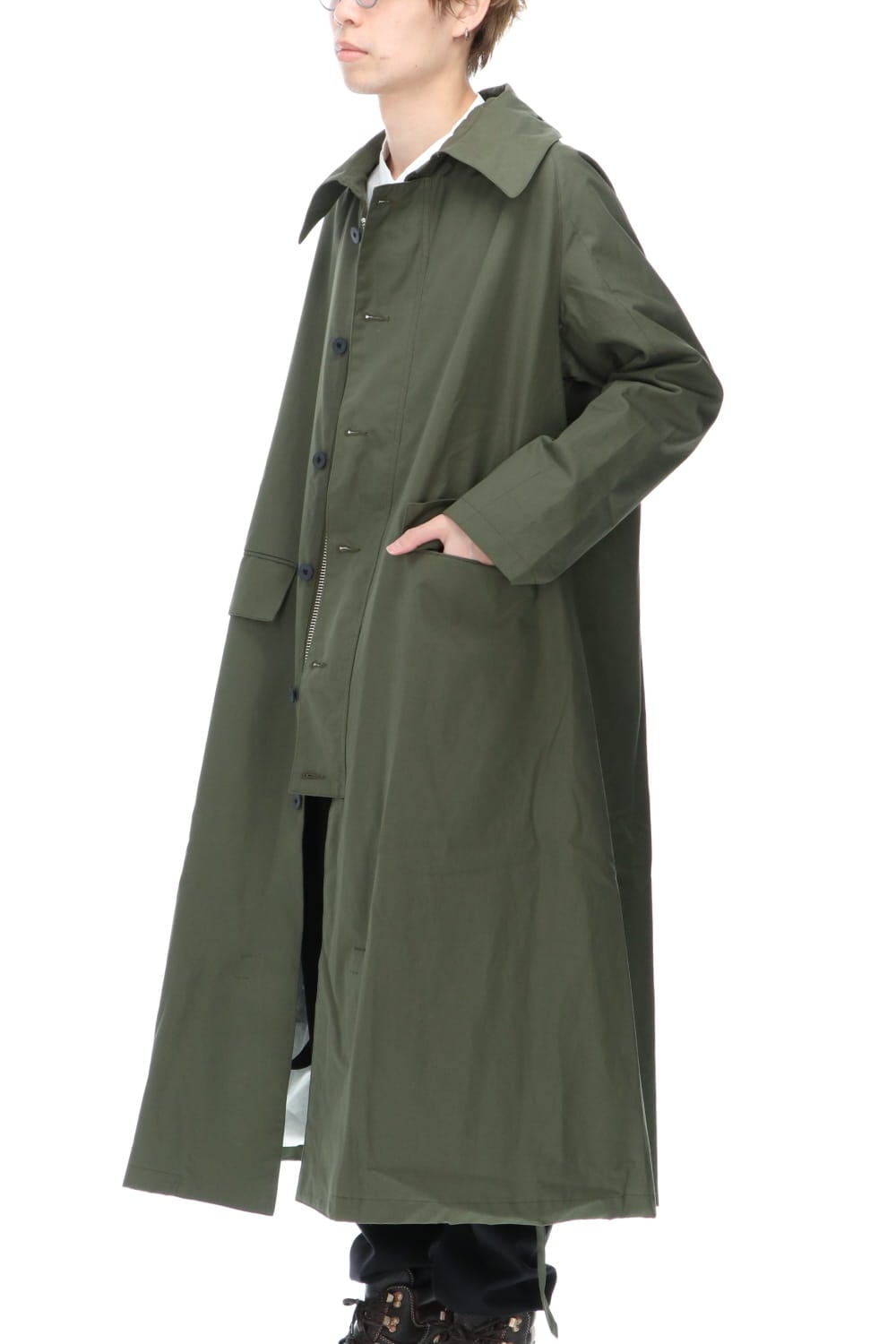 Ventile Long Coat AVOIR Olive