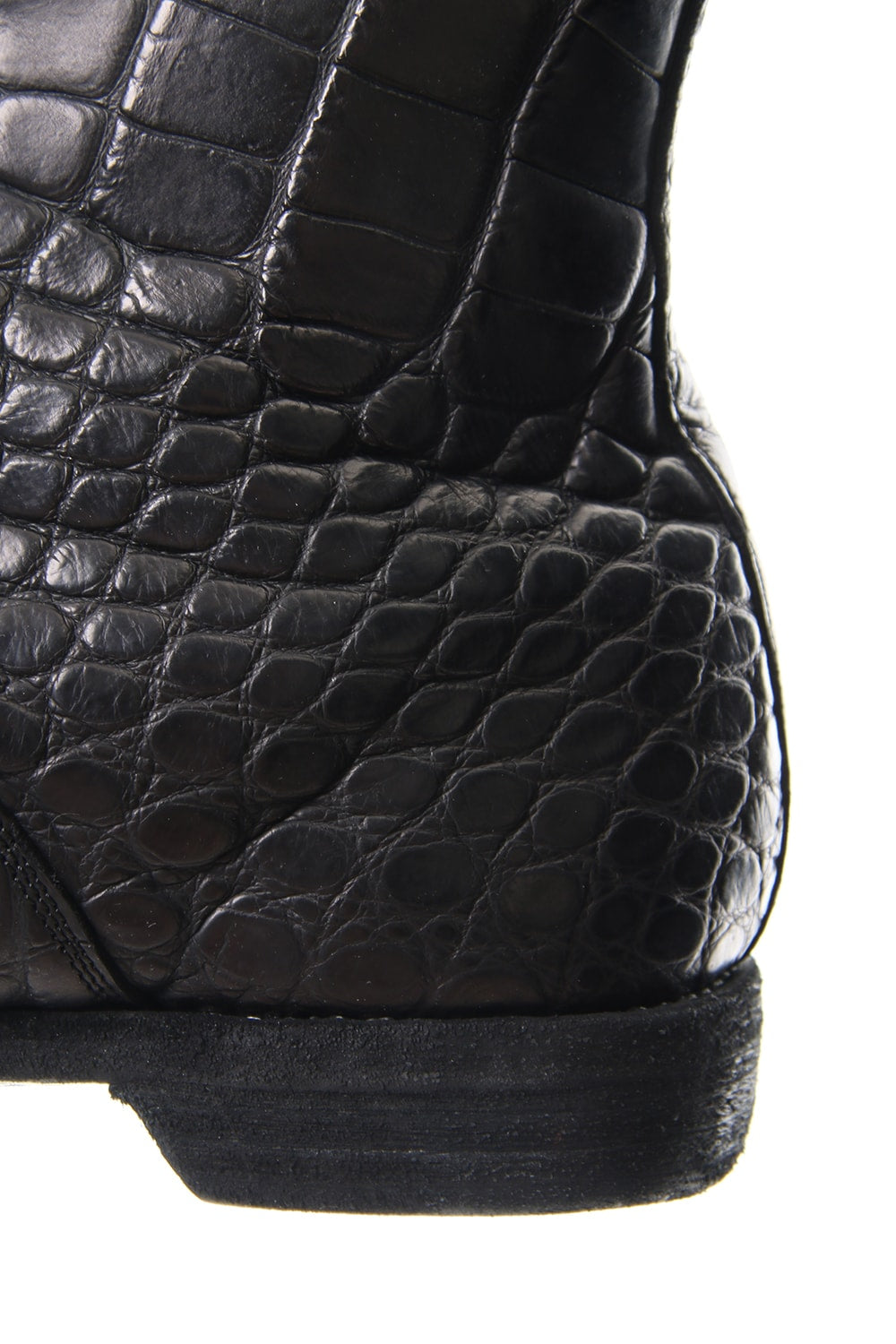 Crocodile Full Grain Front Zip Boots