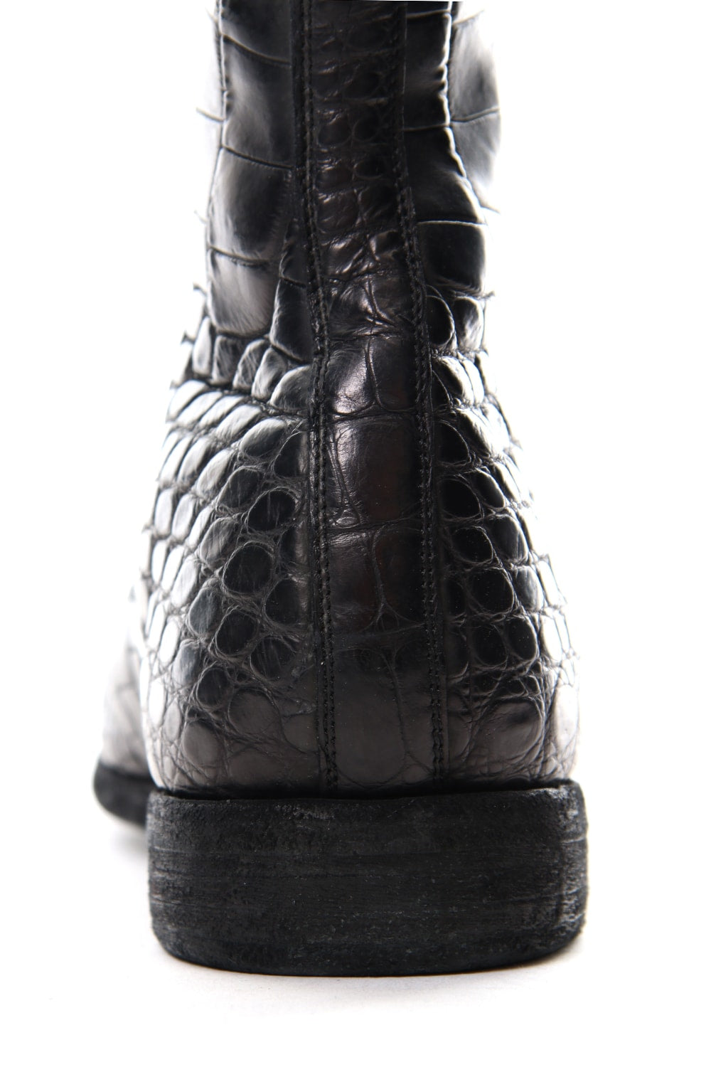 Crocodile Full Grain Front Zip Boots