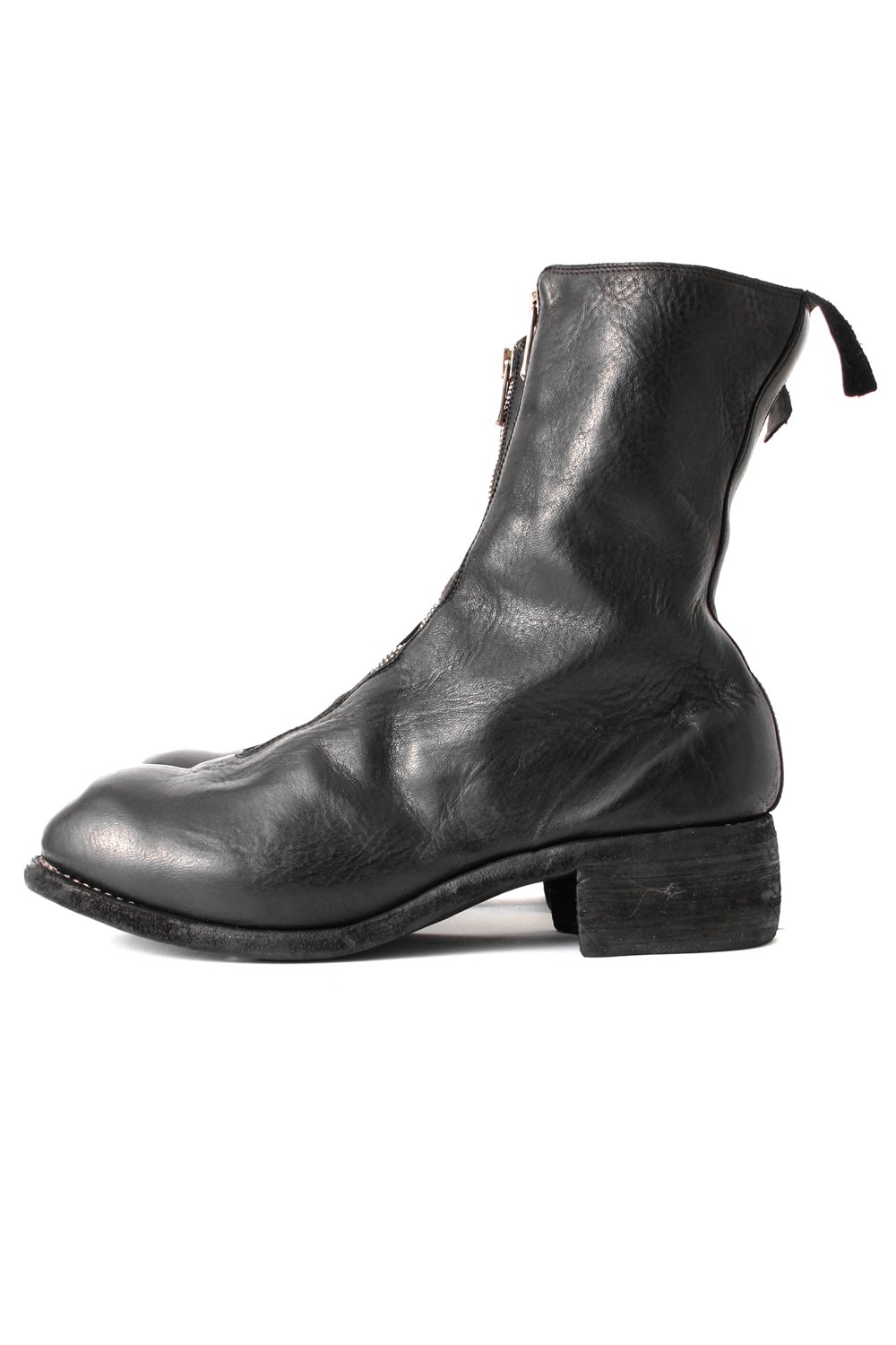 Long Front Zip Boots - Horse Full Grain Leather PL2