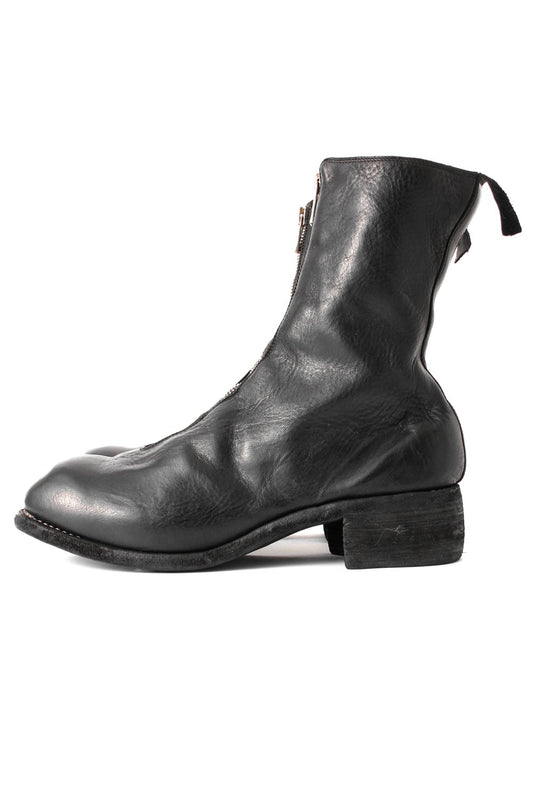 Long Front Zip Boots - Horse Full Grain Leather PL2
