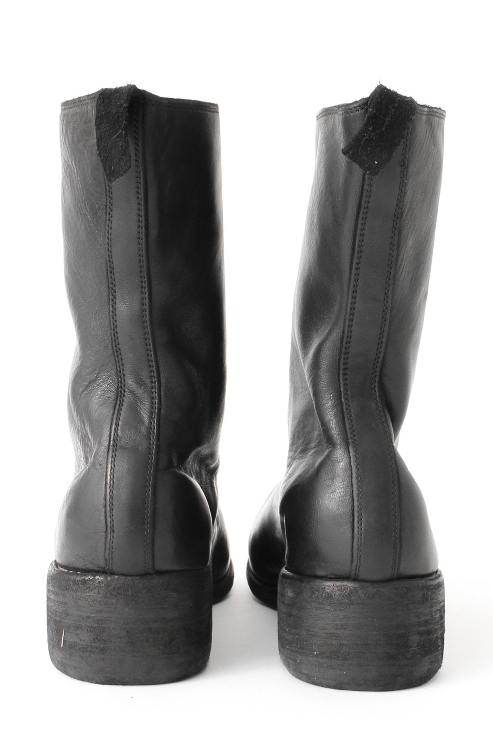 Long Front Zip Boots - Horse Full Grain Leather PL2