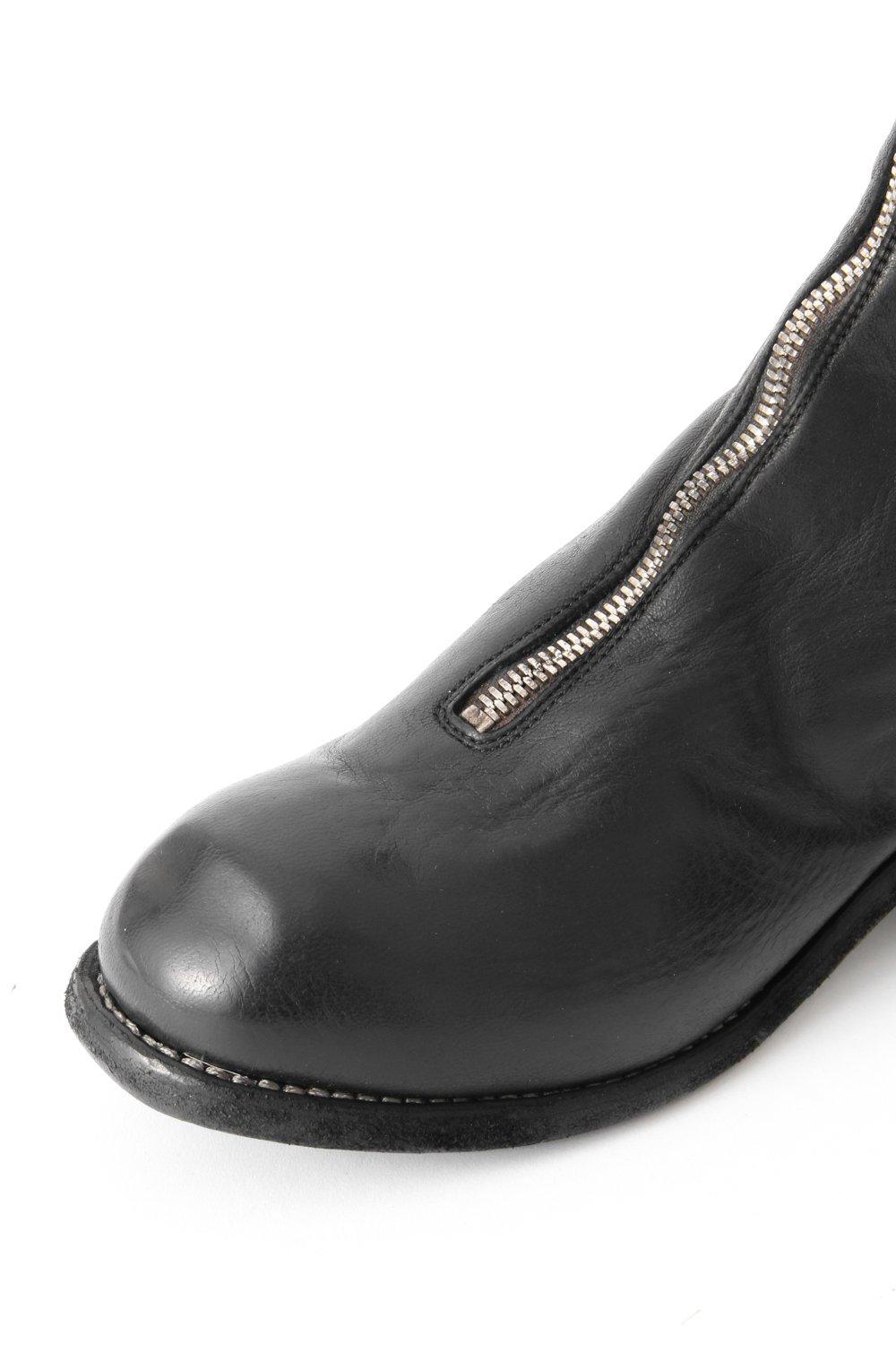 Long Front Zip Boots - Horse Full Grain Leather PL2