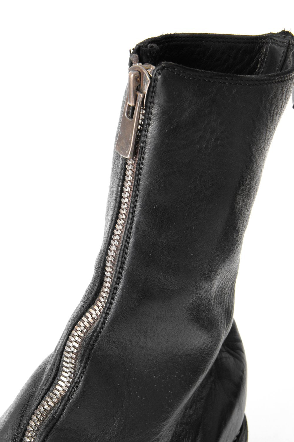 Long Front Zip Boots - Horse Full Grain Leather PL2