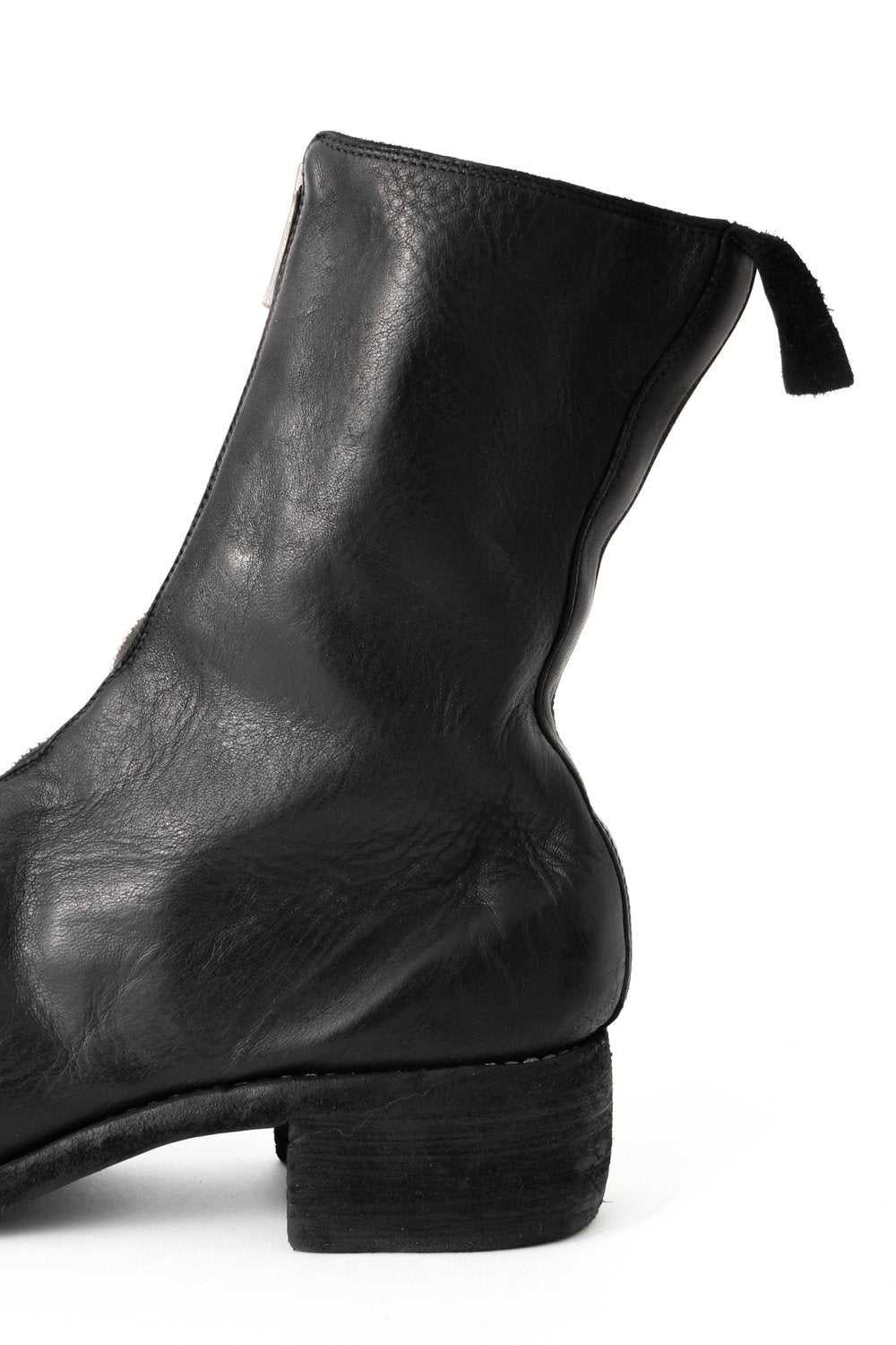 Long Front Zip Boots - Horse Full Grain Leather PL2