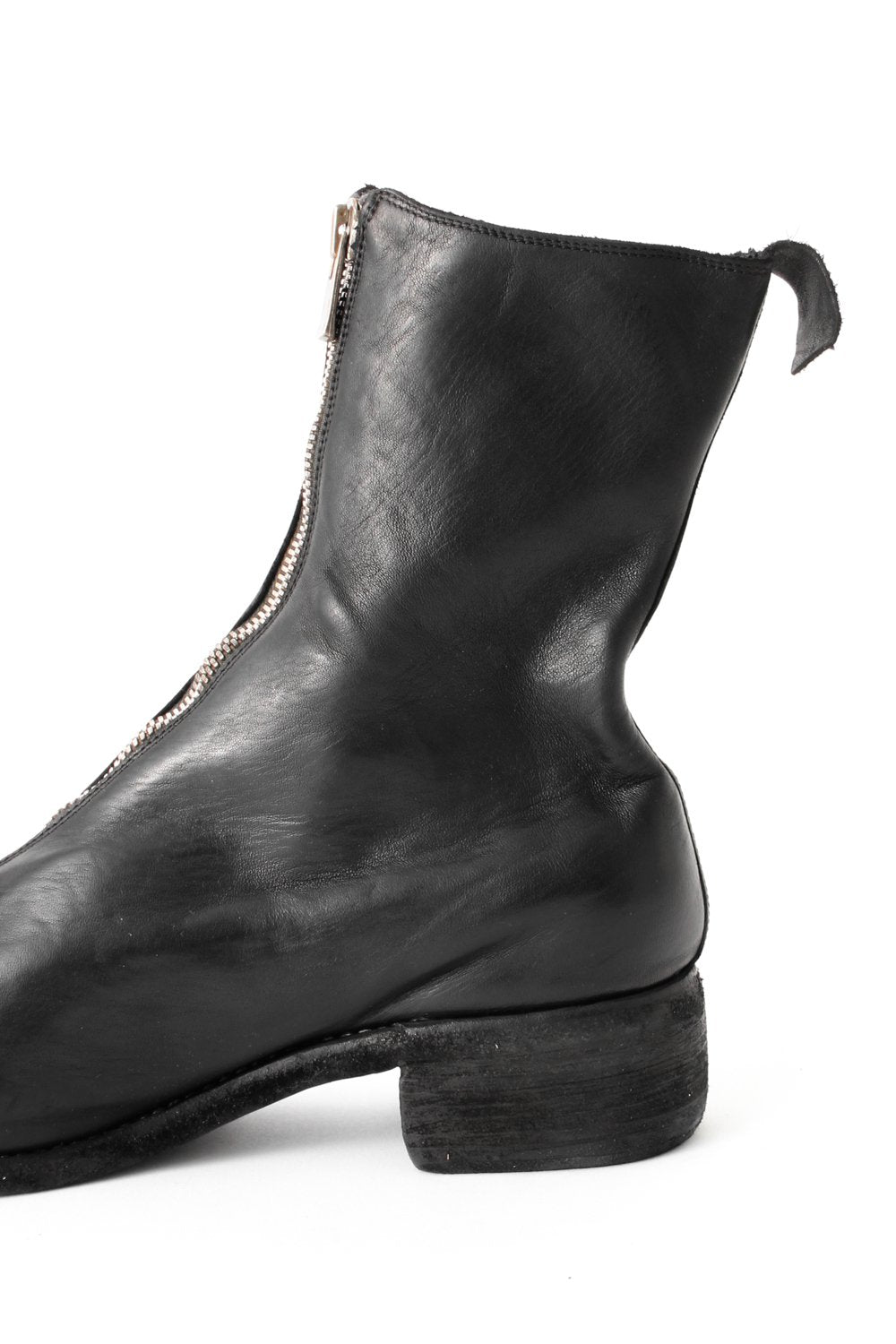Long Front Zip Boots - Horse Full Grain Leather PL2