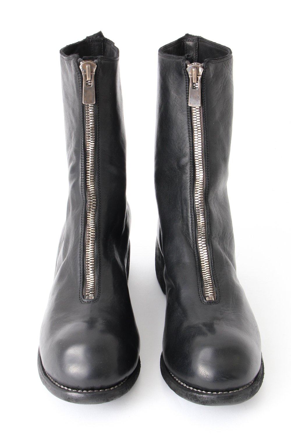 Long Front Zip Boots - Horse Full Grain Leather PL2